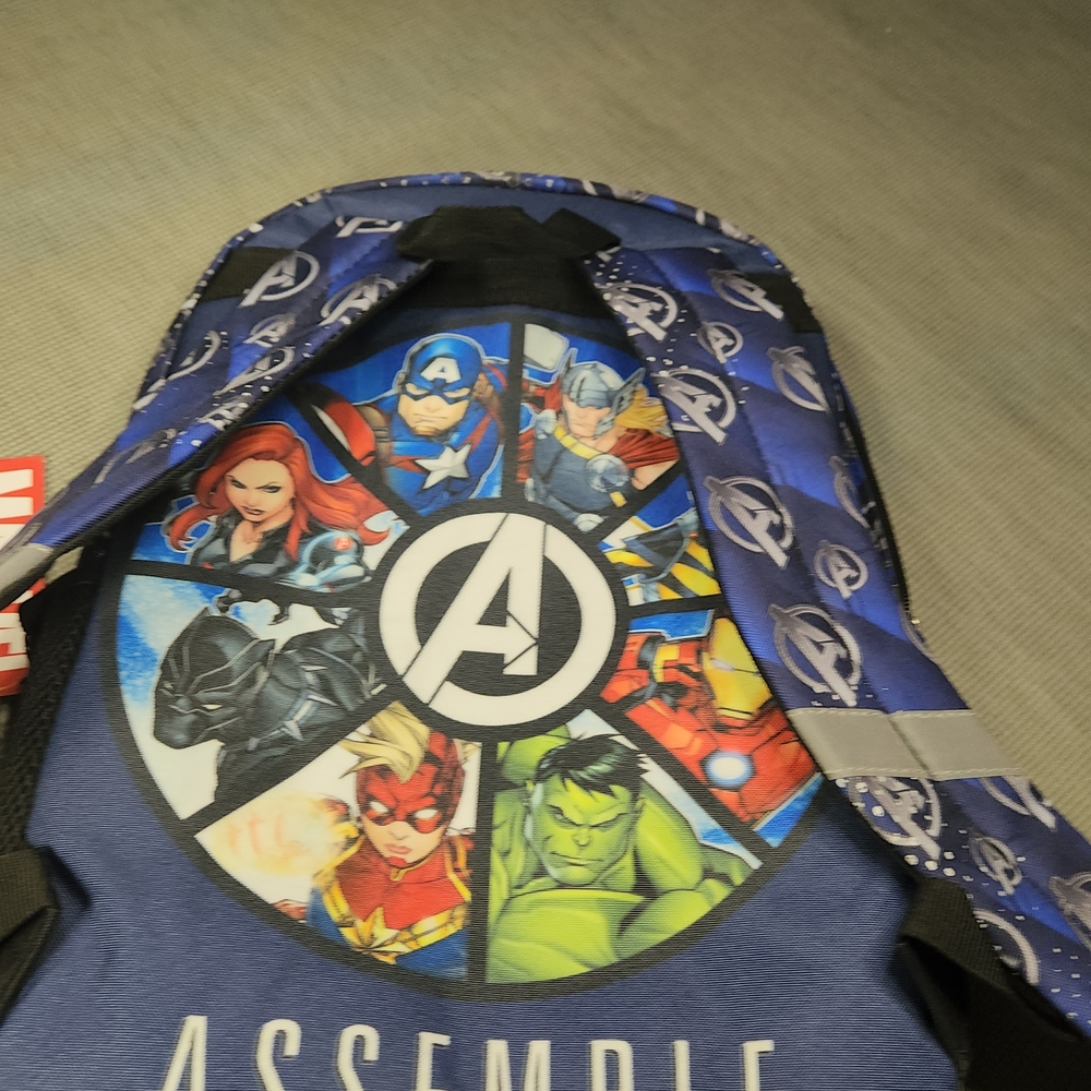 Avengers Kids Backpack - Blue/Green - Picture 9 of 12